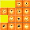 Advanced version of the well-known 15 puzzle